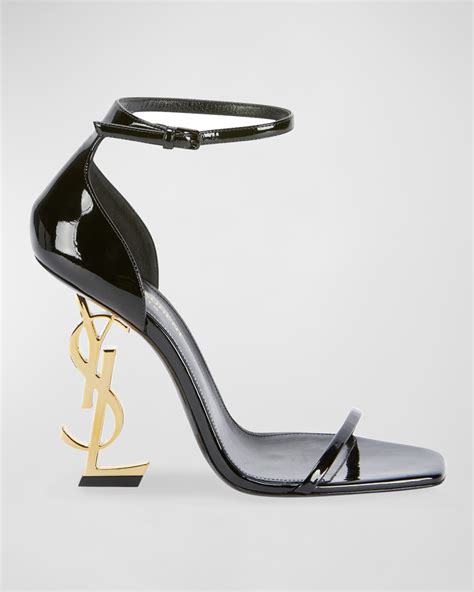 ysl black pointed heels|YSL heels black price.